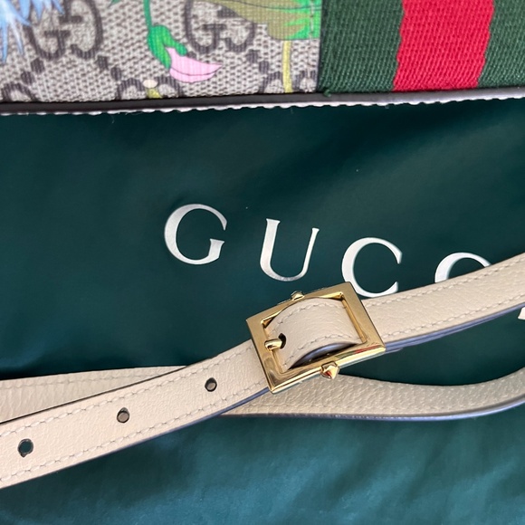 Gucci Ophidia Dome Shoulder Bag Flora GG Coated Canvas Small - Picture 5 of 12